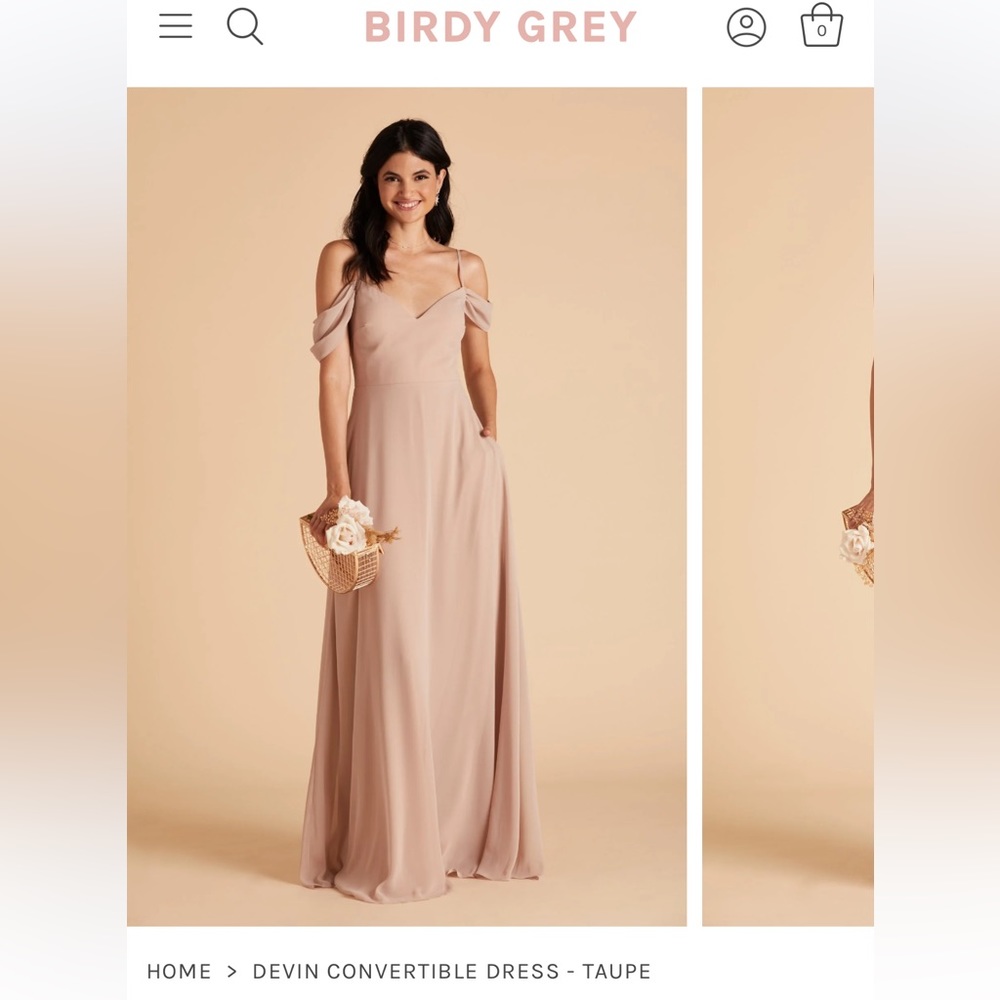 Birdy grey XS devin convertible dress in Rose Quartz (Dusty Rose) - Picture 5 of 5